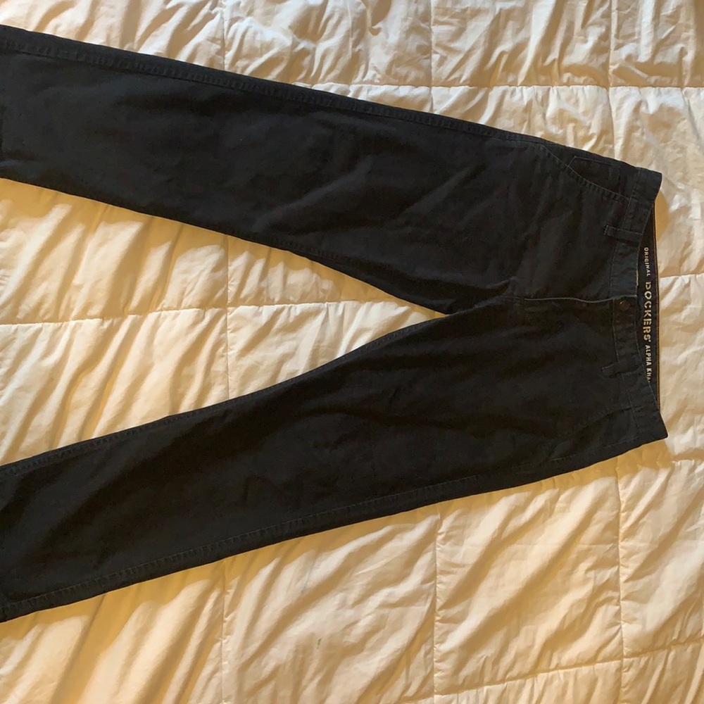 Dockers chino pants black